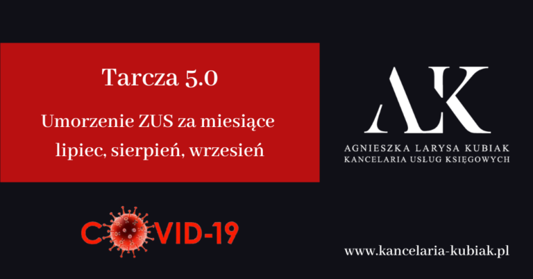 Kancelaria Usług Księgowych Agnieszka Larysa Kubiak Tarcza antykryzysowa 5.0