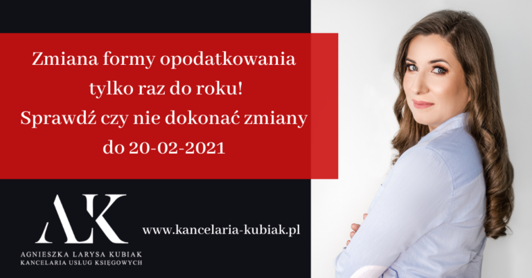 Kancelaria-Usług-Księgowych-Agnieszka-Larysa-Kubiak-zmiana-formy-opodatkowania