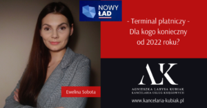 Kancelaria Usług Księgowych Agnieszka Larysa Kubiak terminal płatniczy