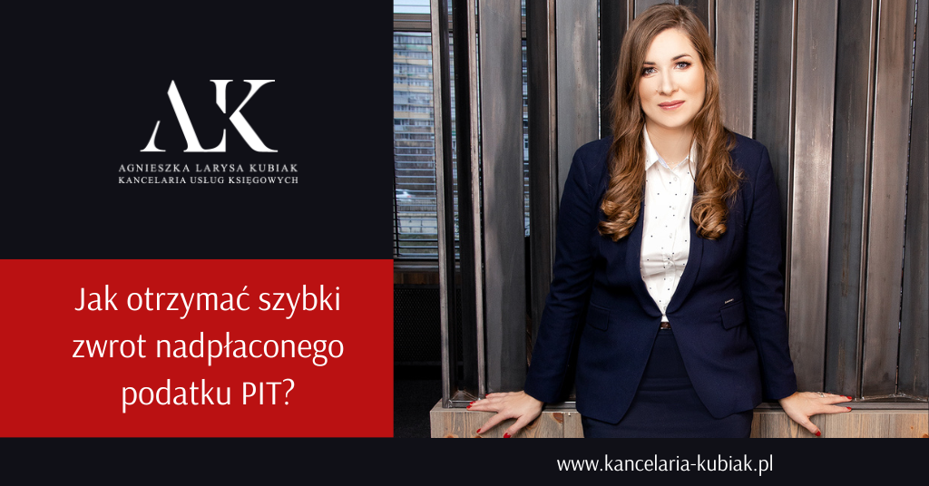 Kanelaria księgowa Agnieszka Kubiak - Gdańsk - artykuł: Jak szybko otrzymać zwrot podatku